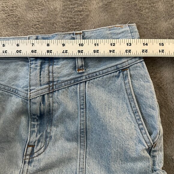 Madewell Jeans size 26 Balloon Barrel Leg Light Wash Front Yoke - Picture 6 of 9